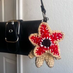 Handmade stranger things demogorgon keychain